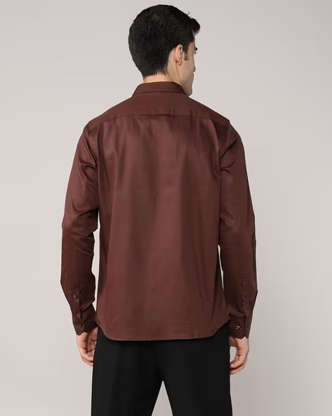 ALPHA TRIBE Men Regular Fit Button-Down Shirt