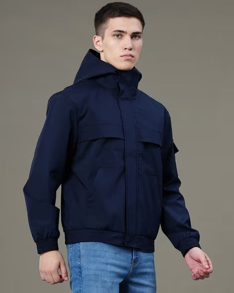 RED TAPE Men Regular Fit Zip-Front Jacket