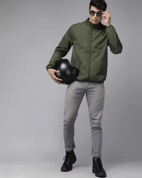 NEONOMAD Men Regular Fit Zip Front Jacket