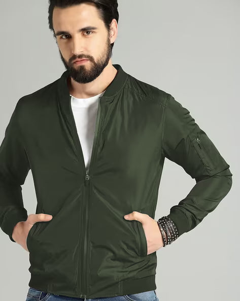 NEONOMAD Men Regular Fit Zip Front Jacket