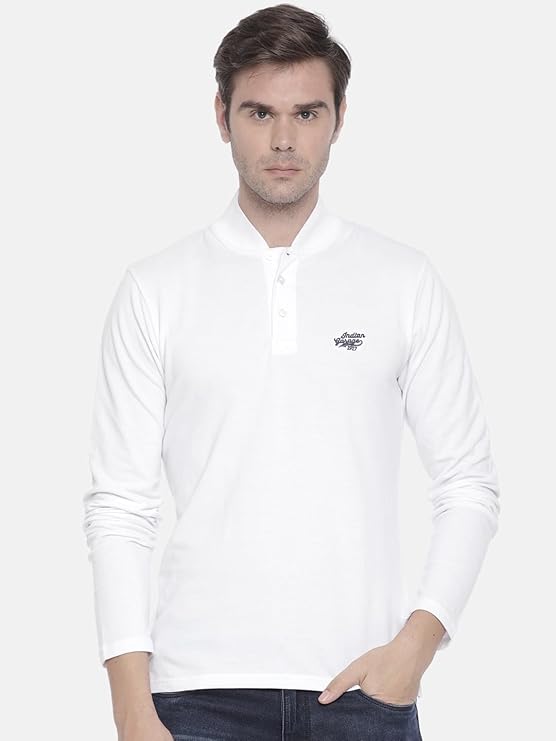 The Indian Garage Co Men's Cotton Slim Fit Polo T-Shirt