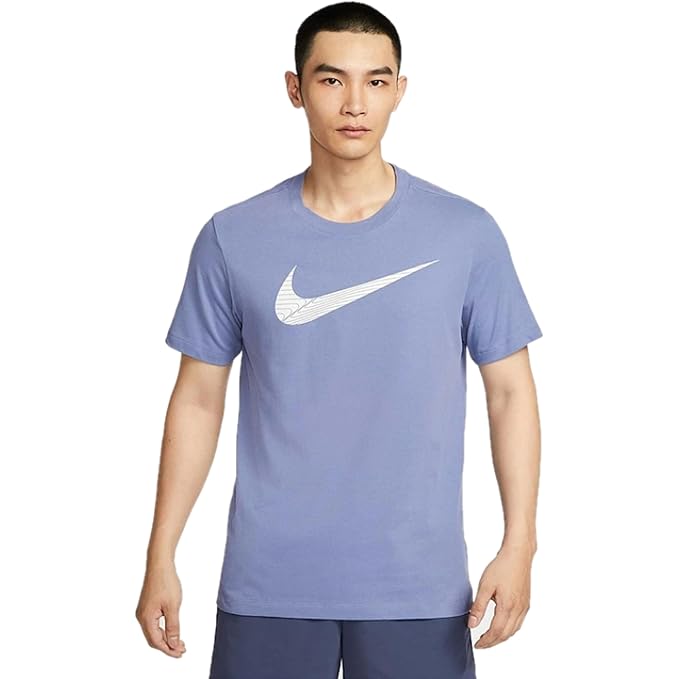 Nike Mens Polyester Blend Printed Regular Fit T-Shirt