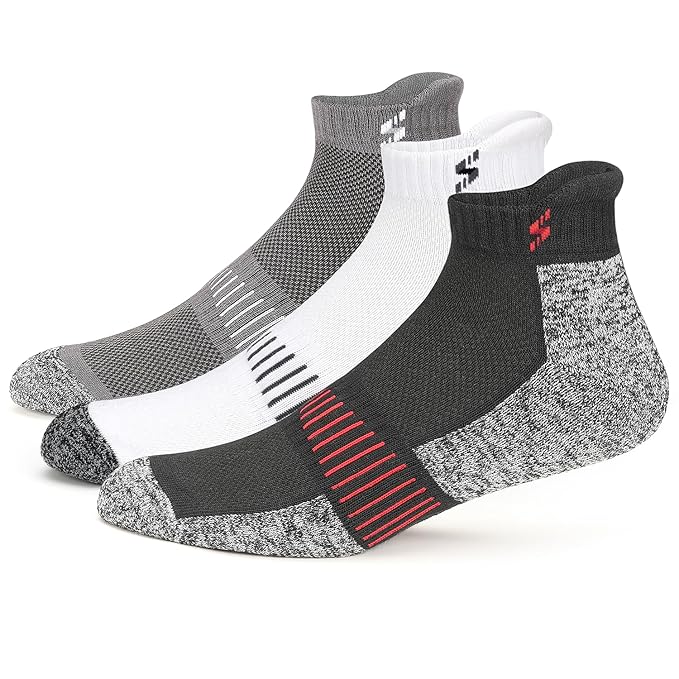 Supersox Ankle Socks for Men & Women (Unisex) Made With Durable, Breathable Cotton, Anti Odour & Anti Bacterial - Pack of 3, Free Size