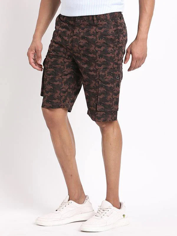 Men Printed Cotton Shorts