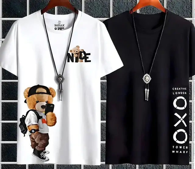 Printed Men Multicolor T-Shirt