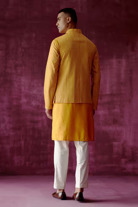 Pouli Pret Off White Cotton Silk Pant