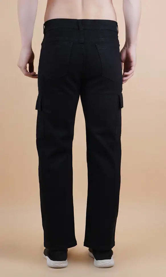 Men Denim Cargos