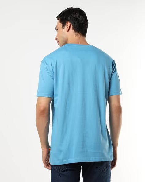 BUDA JEANS CO Graphic Print Regular Fit Crew-Neck T-Shirt