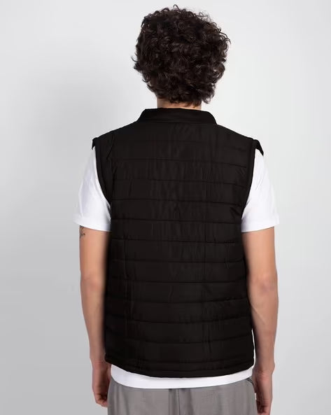 MAYKR Men Zip-Front Regular Fit Puffer Jacket