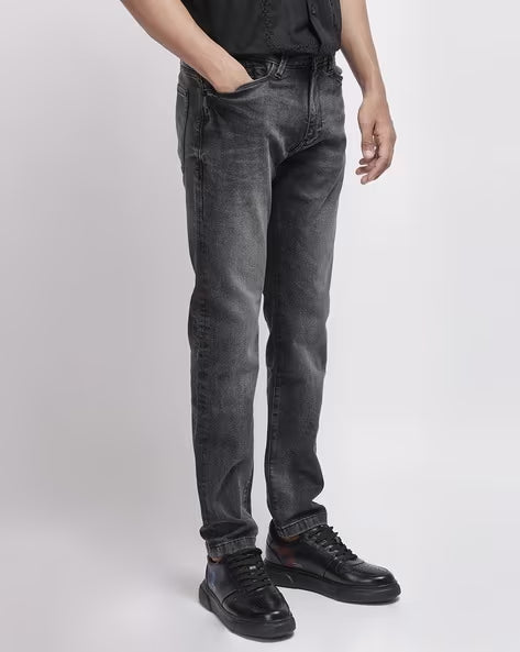 RARE RABBIT Men Mid-Rise Slim Jeans