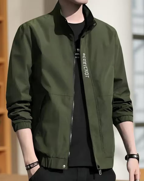 KAJAR Men Graphic Bomber Jacket