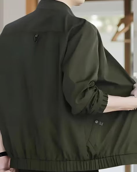 KAJAR Men Graphic Bomber Jacket