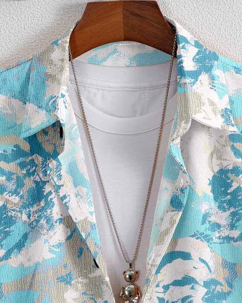 ALPHA TRIBE Men Graphic Print Regular Fit Shirt