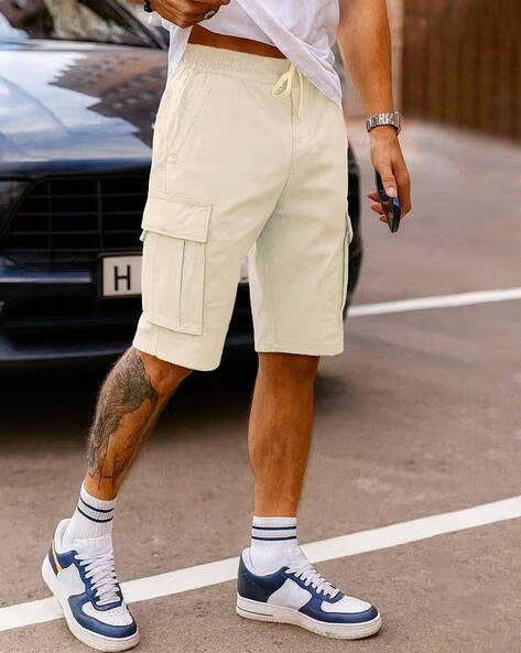 THE BEAR HOUSE Men Regular Fit Cargo Shorts