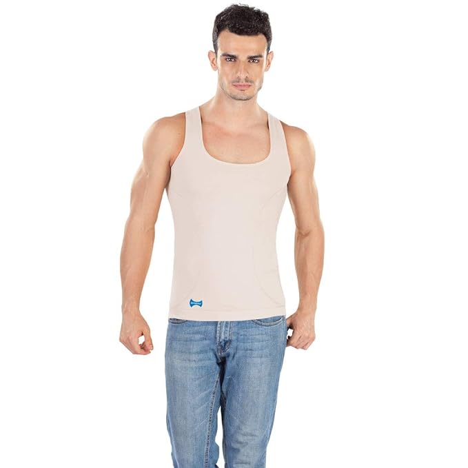 dermawear Men Zenrik Everyday Mild Compression Shapewear Vest for Chest and Abdomen