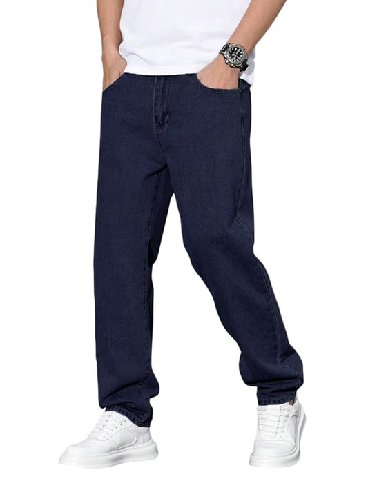 RAGZO Relaxed Fit Mid Rise Jeans Pant for Men