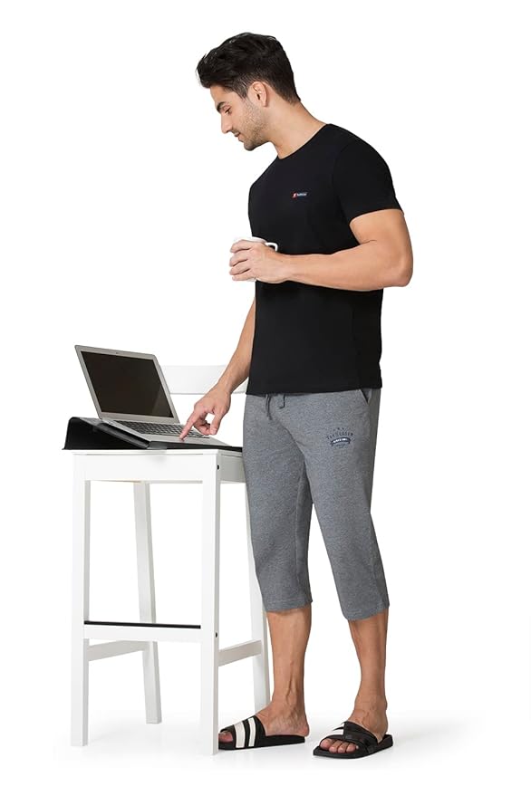 Van Heusen Men's Regular Fit Mid Rise Pants