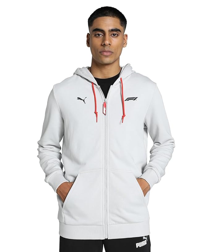 Puma Men Cotton Hooded Neck Jacket