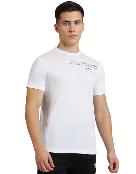 Reebok Men's RBK Performance T-Shirt - Lightweight Training Tee with Moisture Control