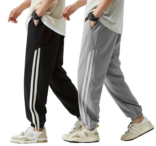 Lymio Track Pant for Men || Regular Fit || Track Pants || Full Elastic Jogger Track Pant || Available in Combo Pack of 2
