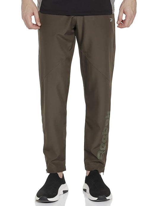 Reebok Men's Performance Trackpants 3 E - Durable Polyester Gym & Training Pants