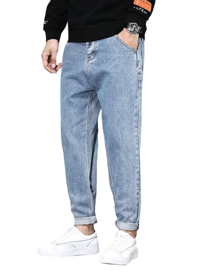 Ben Martin Men's Tapered Fit Jeans || Carrot Fit Jean's for Men || Relax Fit Denim for Man || High Rise Stretchable Casual Jean:s || Narrow Bottom Jean s for Men:s || Jeans for Men-s