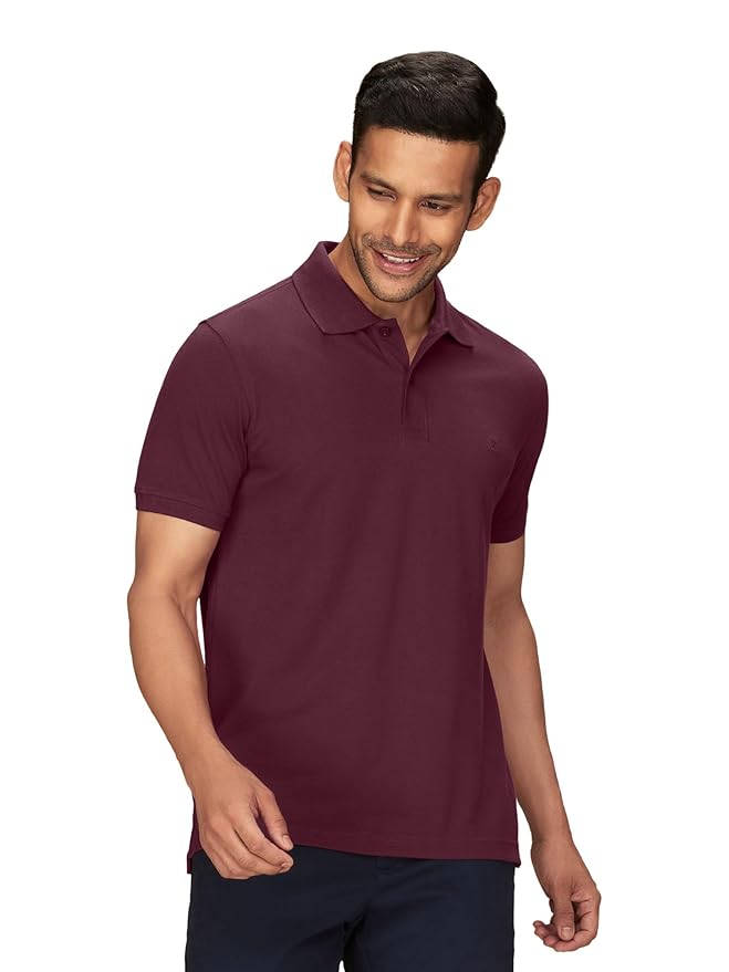 XYXX Men's Nova 100% Combed Cotton Regular Fit Polo T-Shirt