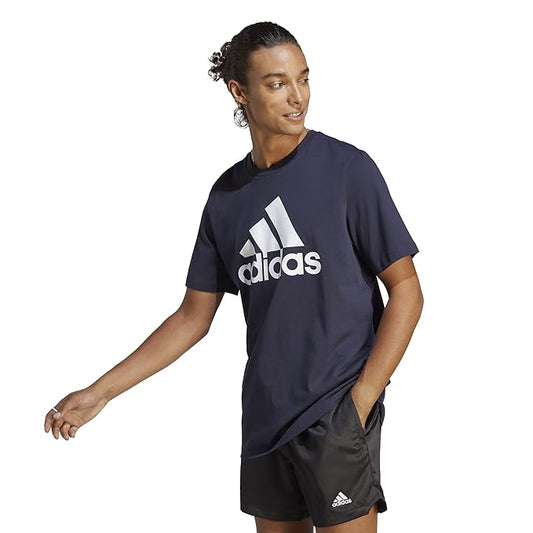 Adidas Men's 100% Cotton Regular Fit T-Shirt