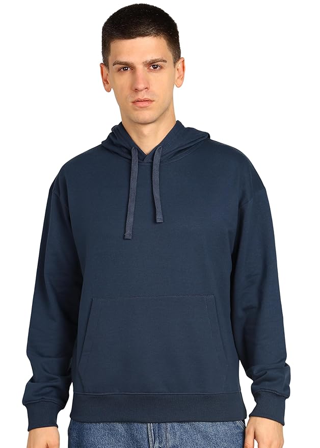 Alan Jones Clothing Men's Cotton Oversize Hooded Hoodie