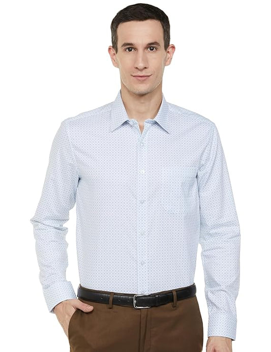 Louis Philippe Men's Cotton Slim Fit Shirt