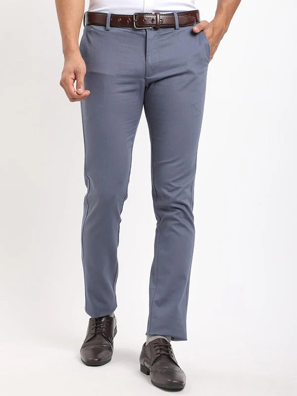 Men Brooklyn Fit Cotton Stretch Trouser