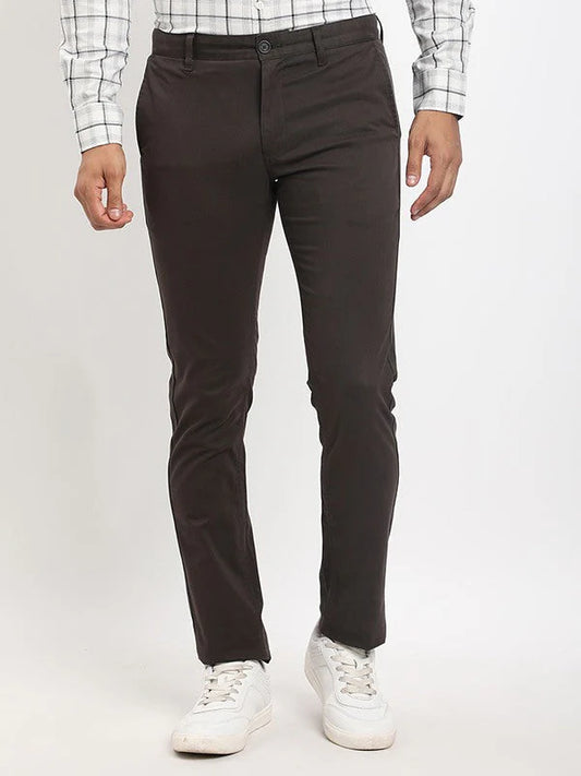 Men Brooklyn Fit Cotton Stretch Trouser