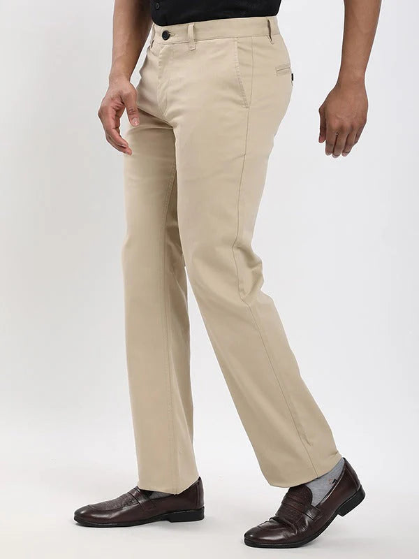 Men Kansas Fit Cotton Stretch Trouser