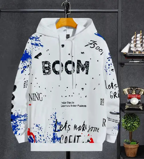 Full Sleeve Printed Men Sweatshirt