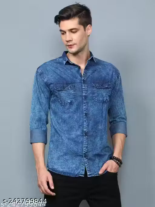 DENIM SHIRT FOR MEN